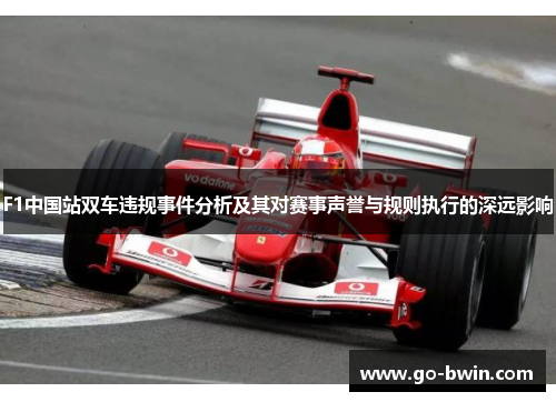 F1中国站双车违规事件分析及其对赛事声誉与规则执行的深远影响
