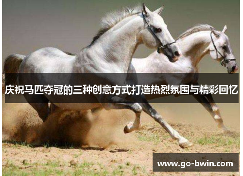 庆祝马匹夺冠的三种创意方式打造热烈氛围与精彩回忆